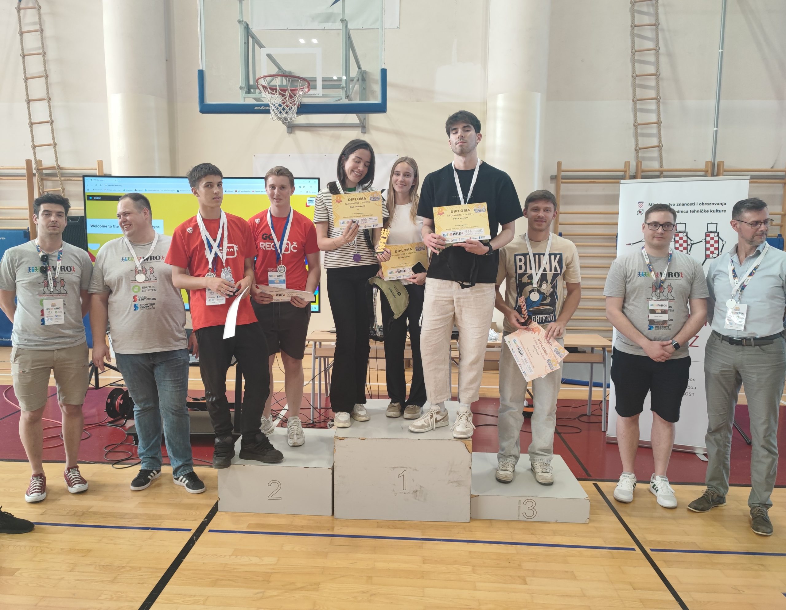 WRO 2025 HR Future Engineers-pobjednici